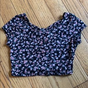Floral crop top